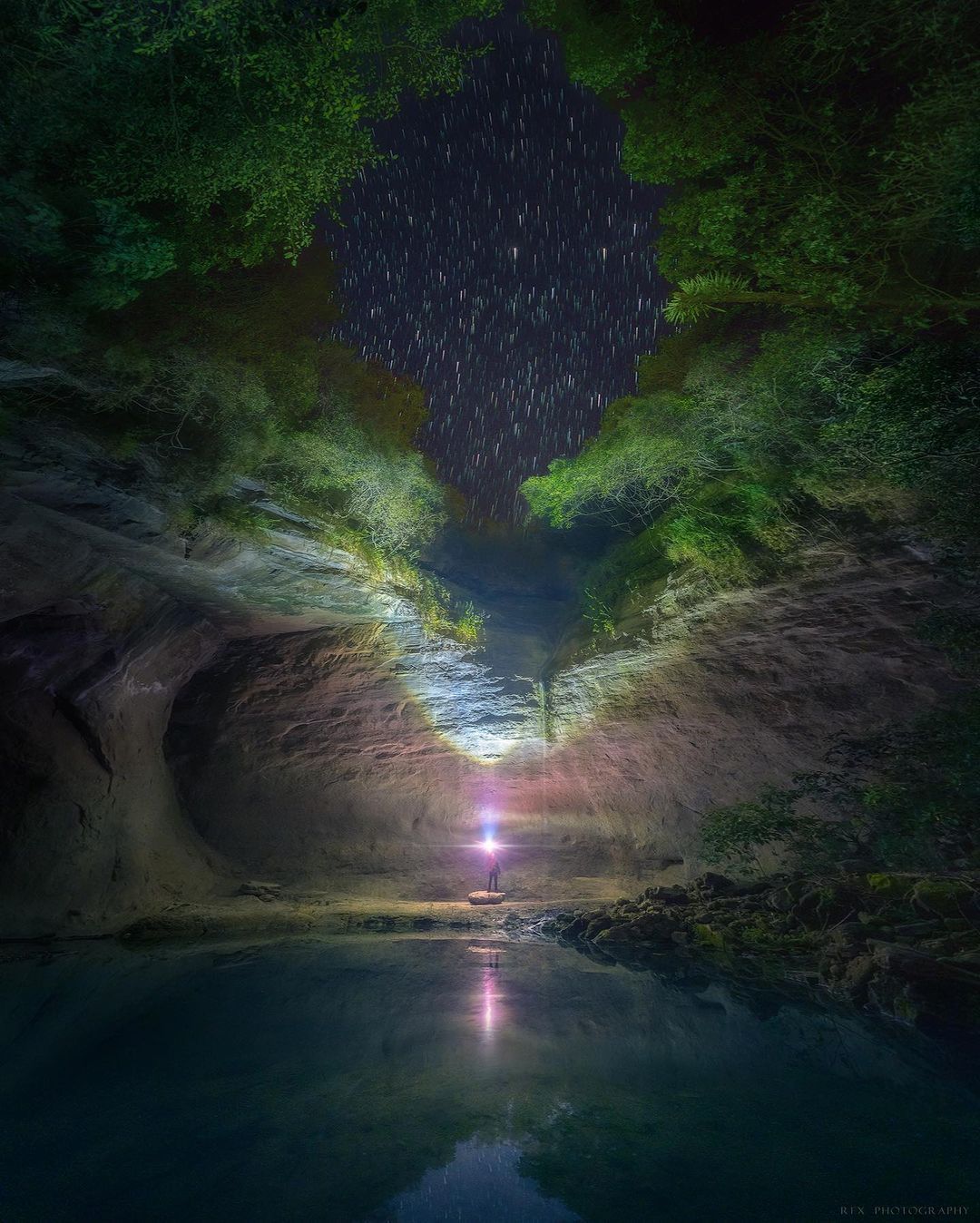 台南蝙蝠洞瀑布​